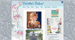 Desktop Screenshot of colettescakes.com
